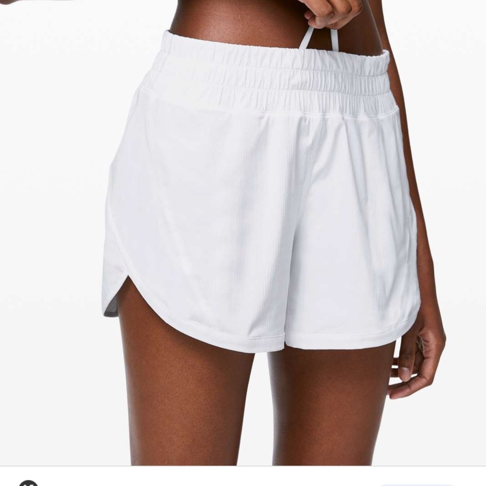 Track that MR size 4 Lululemon shorts. 5”. NWT